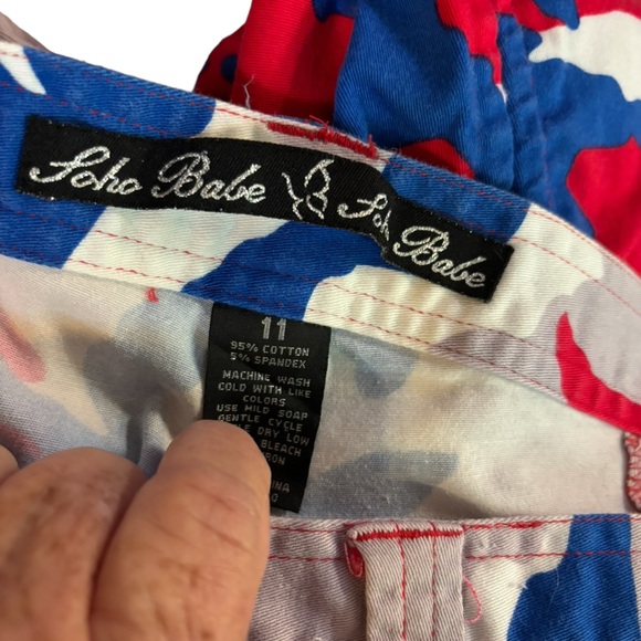 Soho Babe red white and blue camo jeans - Picture 4 of 4